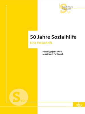 cover image of 50 Jahre Sozialhilfe